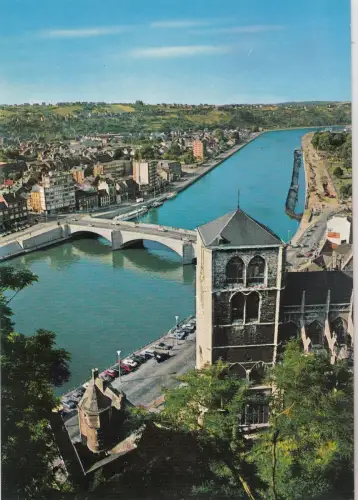 BF12594 huy la collegiale et la meuse france front/back image