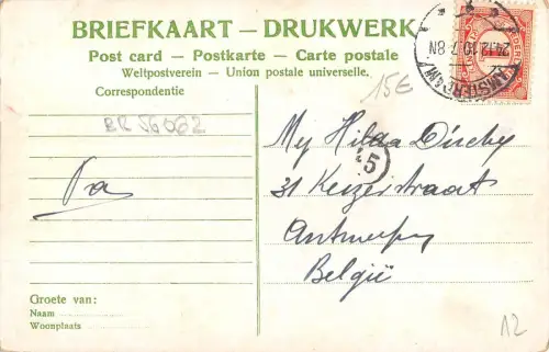 BR56062 Beirs Damrak Amsterdam Niederlande