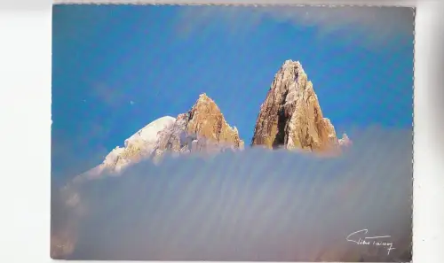 BF31776 l au dela des brumes aiguille verte et drus france front/back image