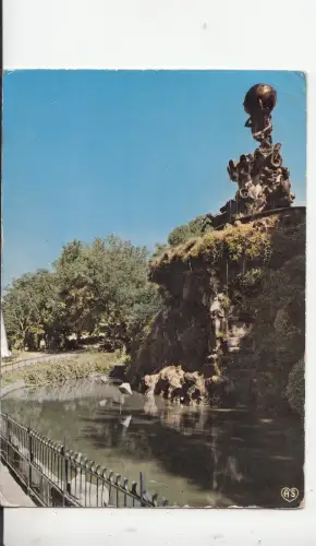 BF19794 bezieres herault jardin des poetes de titan d in france front/back image