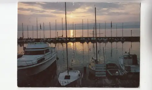 BF31682 thonon les bains h savoie coucher de soleil sur france front/back image