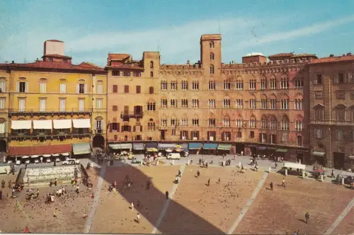 BF23588 siena piazza del campo italy front/back image