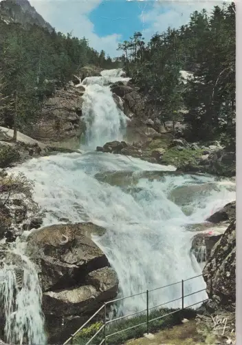 BF21102 cauterets h p cascade du pont d espagne france front/back image