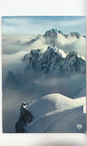 BF31855 chamonix mt blanc depuis l aiguille du midi france front/back image