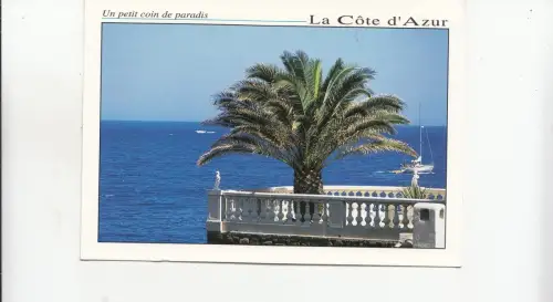 BF25628 image de la cote d azur france front/back image