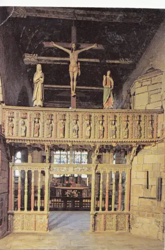 BF15456 la roche maurice eglise st yves le jube france front/back image