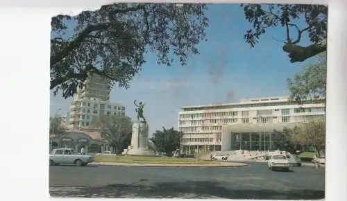 BF1833 dakar l assemblee nationale corner cut senegal front/back image