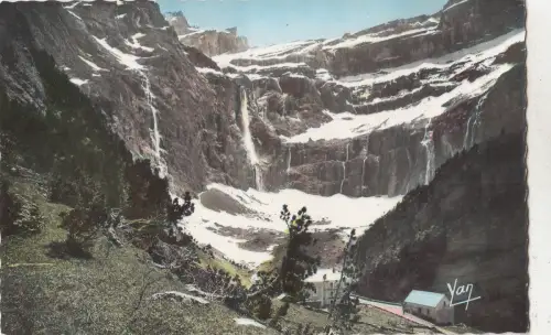 BF30932 gavarnie le cirque et l hotel du cirque france front/back image