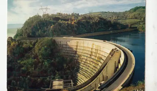 BF14358 le barrage de bort france front/back image