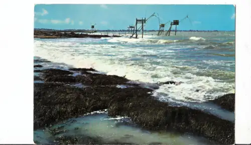 BF15628 st michel chef chef tharon vagues deferlant vers france front/back image