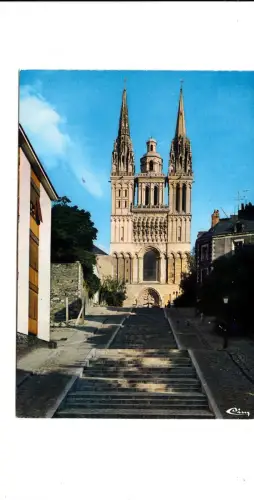 BF15666 angers la cathedrale france front/back image