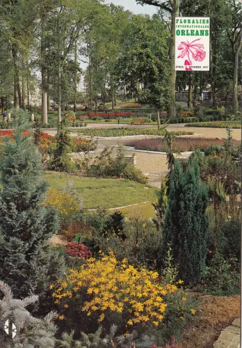 BF25636 parc floral orleans la source france front/back image