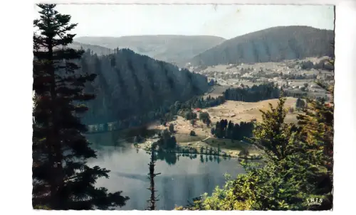 BF12796 le lac de longemer france front/back image