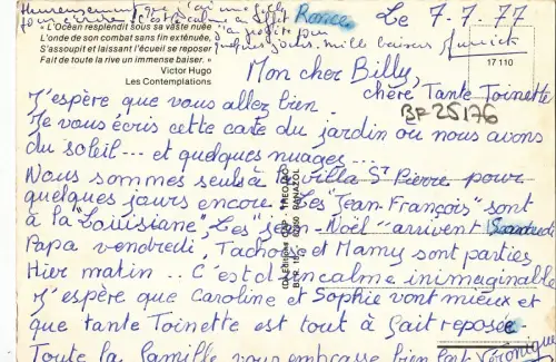 BF25176 Meereslandschaft Frankreich Vorder-/Rückbild