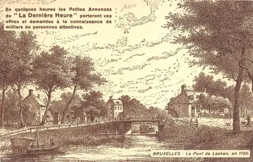 Br34852 Bruxelles Le Pont de Laeken, en 1793 Belgien