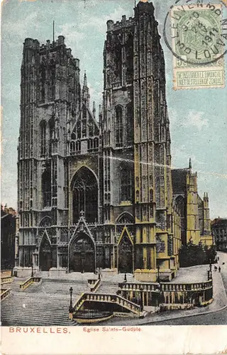 Br34674 Bruxelles Eglise Ste. Gudule Belgien