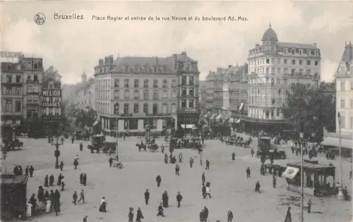 Br34958 Bruxelles Place Rogier Belgien