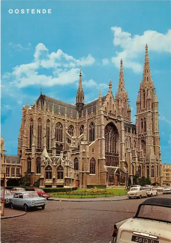 BR25006 St Petrus en paulus Kathedraal Oostende Belgien