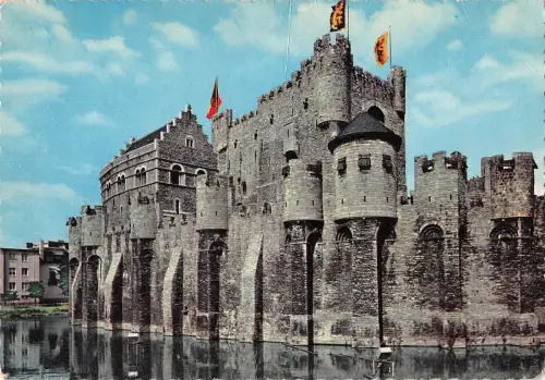 BT6033 Gent Le chateau des comtes Belgien