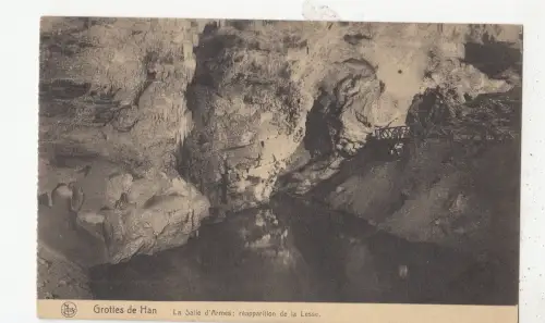 BF1948 la salle d armes reapparition d grottes de han belgium front/back image