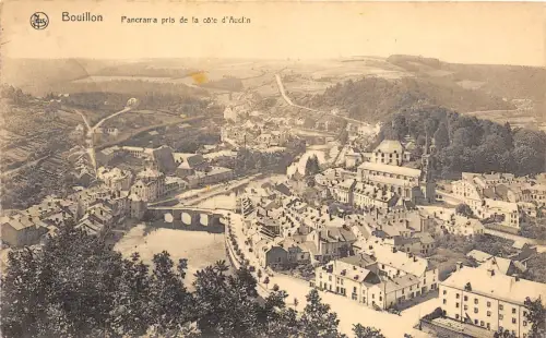 BR40130 bouillon panorama pris de la cote d aude belgium Belgien