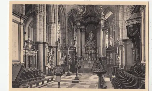 BF19386 gand sint baafskerk het koor van st baafs belgien front/back image