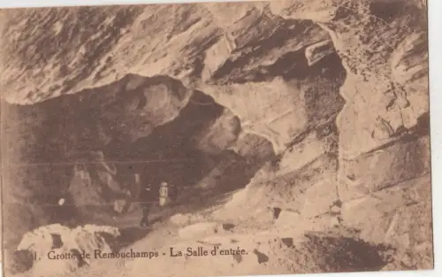 BF19345 la salle d entree grotte de remouchamps belgien front/back image