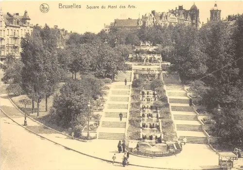 BG6991 square du mont des arts bruxelles brussel belgium CPSM 15x10,5cm
