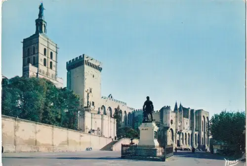 BF13885 avignon le palais des papes frankreich Vorder-/Rückbild