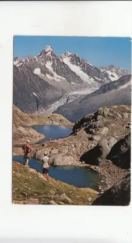 BF25481 mont blanc le lac blanc et les aiguilles di char france front/back image