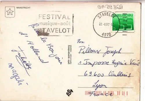 BF29869 Maastricht Niederlande Vorder-/Rückbild