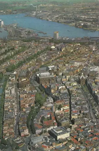 BF24186 amsterdam luchtopname van het netherland front/back image