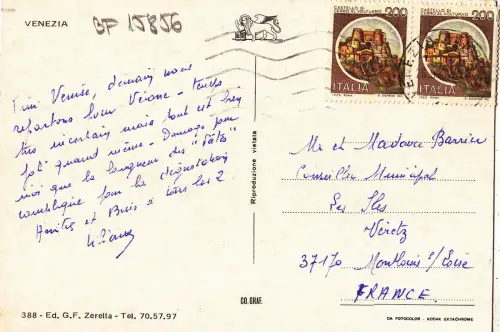 BF15856 venezia italy front/back image