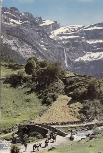 BF19625 gavarnie h p le pont de noel le give et le ciqu france front/back image