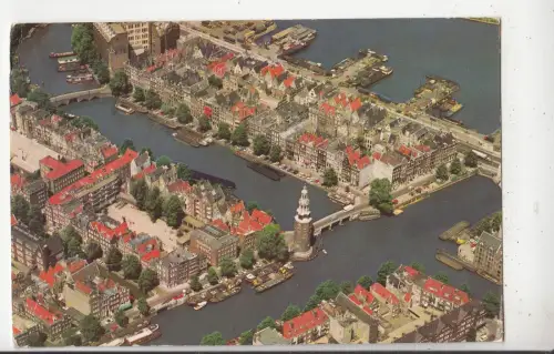 BF29602 luchtpname montelbaanstoren amsterdam niederlande front/back image