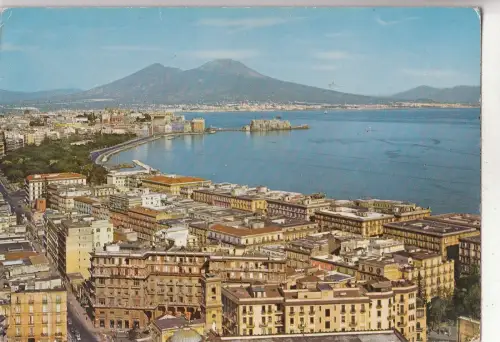 BF24260 napoli panorama e vesuvo italy front/back image