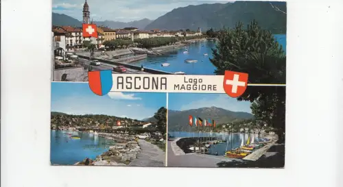 BF23977 ascona lago maggiorre italy front/back image