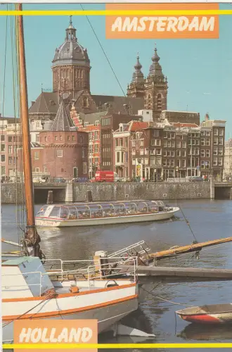 BF29462 amsterdam holland ship netherland front/back image