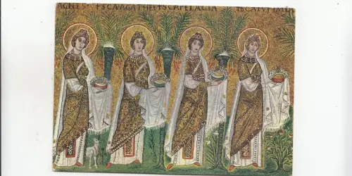 BF29294 ravenna basilica s apollinare nuovo italy front/back image