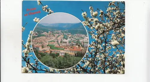 BF21915 privas en vivarais ardeche france front/back image