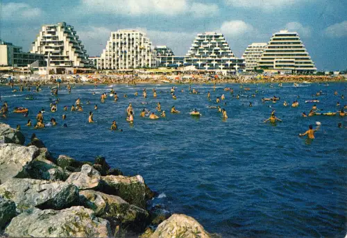 BF14558 la grande motte la plage france front/back image