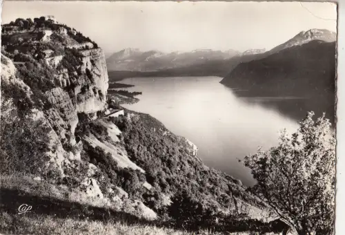 BF14837 la chambotte et le lac du bourget france front/back image