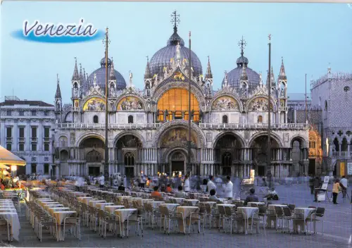 BF12673 venezia basilica di san marco italy front/back image
