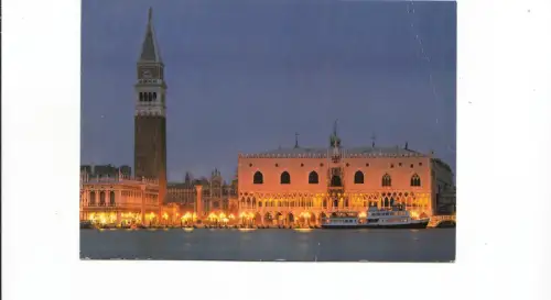 BF12785 venzia notturno in bacino italy front/back image