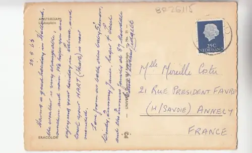 BF26115 amsterdam layseplein netherland front/back image