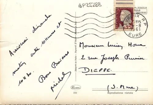 BF25288 Italien Querformat Vorder-/Rückbild