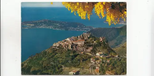 BF28690 eze vue generale sur le village perche france front/back image