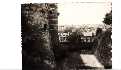BF15664 angers vue geenrale sur le chateau france front/back image