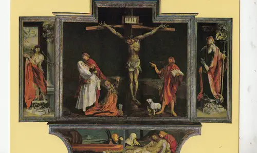 BF13467 la Crucification et l colmar musee d unterlinden france front/back image