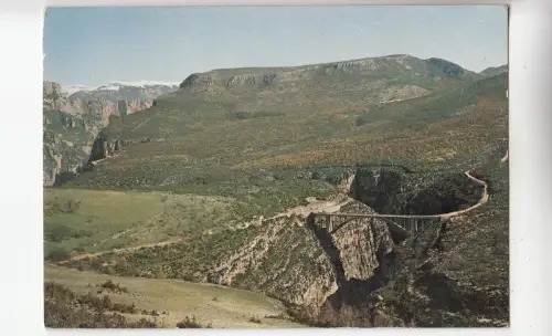 BF21126 gorges du verdon le canon et le pont de l artub france front/back image